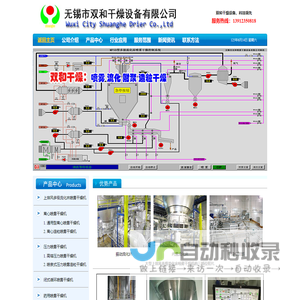 喷雾干燥塔_上排风喷雾干燥塔_多级流化床喷雾干燥机_无锡市双和干燥设备有限公司